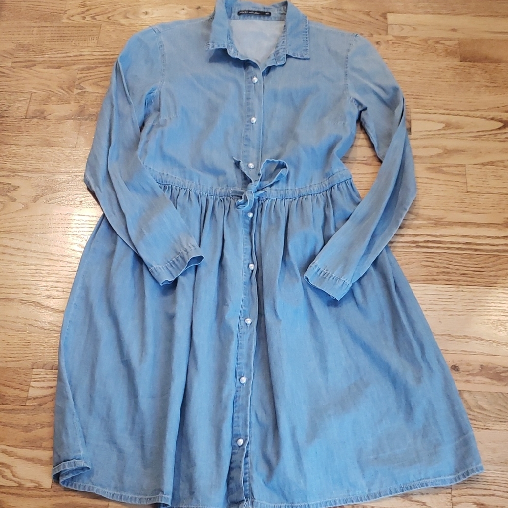 (XS) HOUSE Collection Fit & Flare Dress Prairie Casual Cottagecore Western Farm